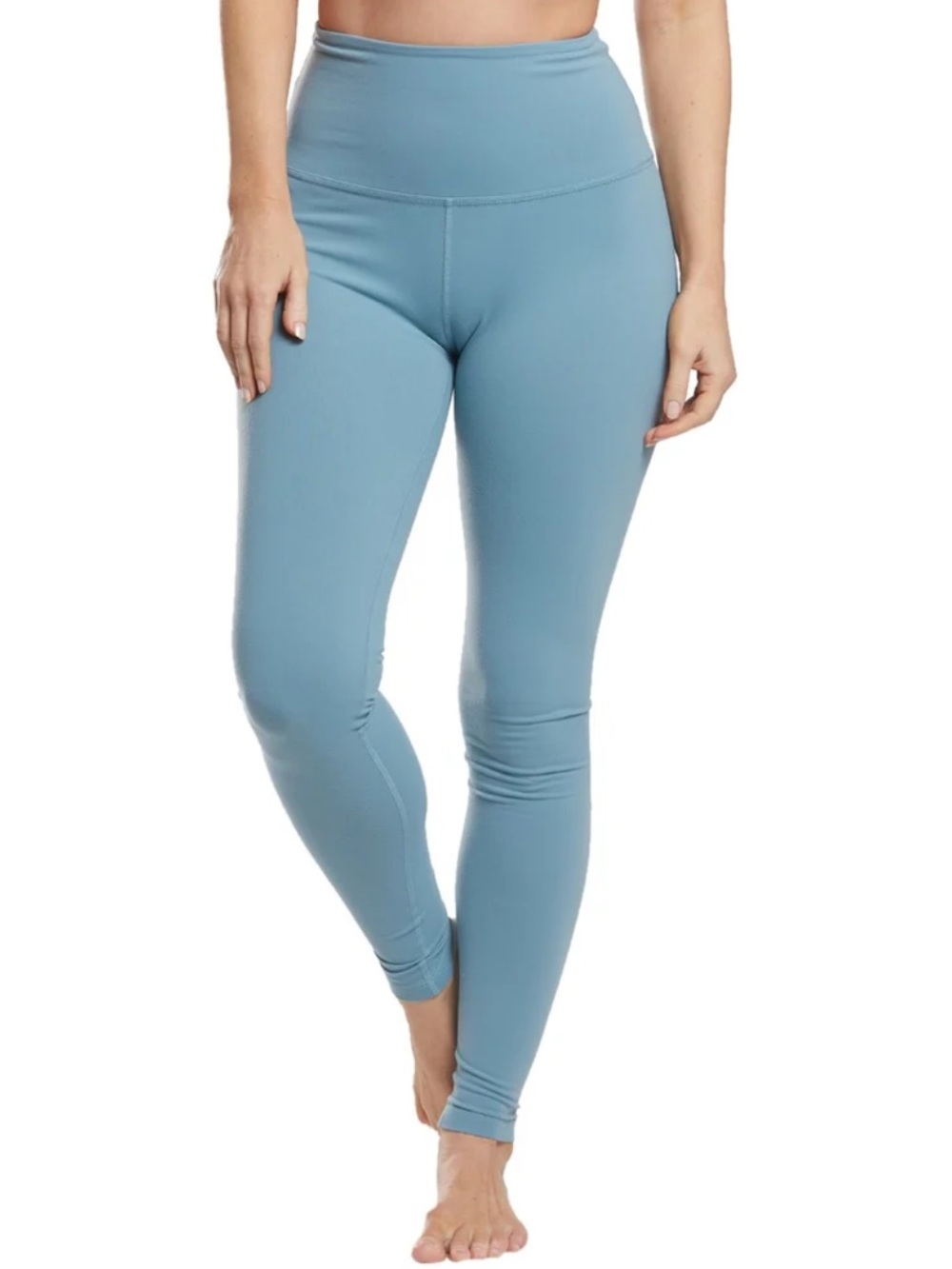 Fabletics Dusty Blue High-Waist Performance Leggings